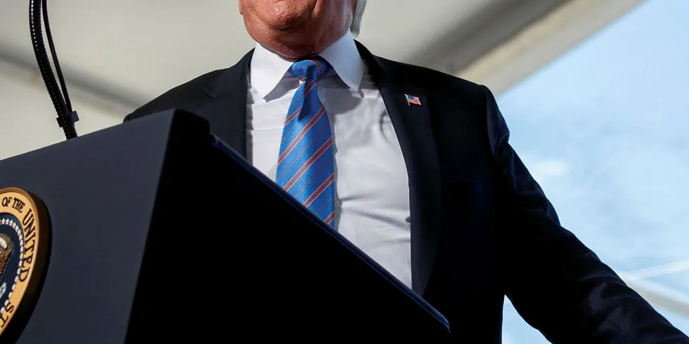 Trump under fire from native Americans over clean water actions.