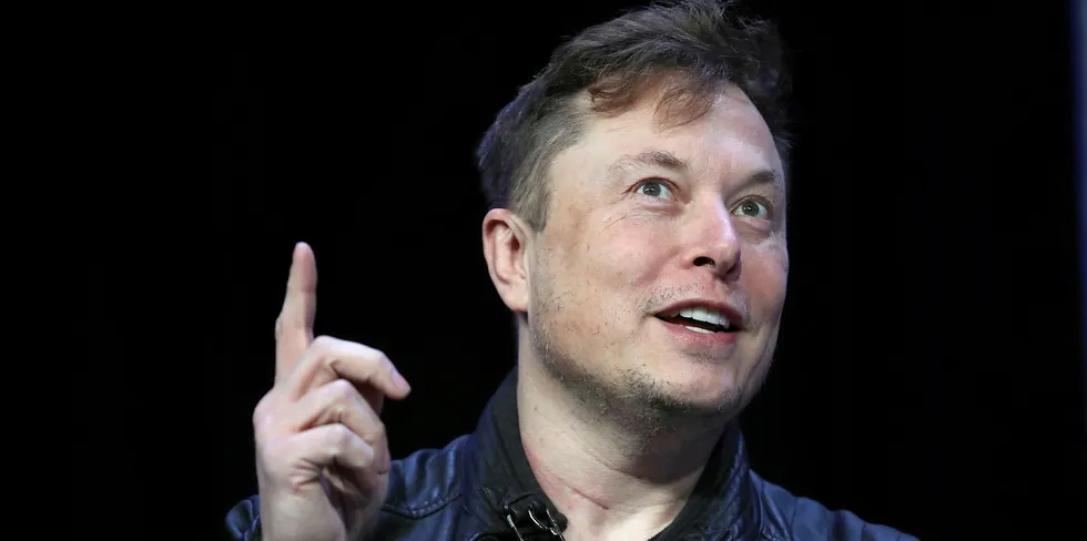 Tesla boss Elon Musk.