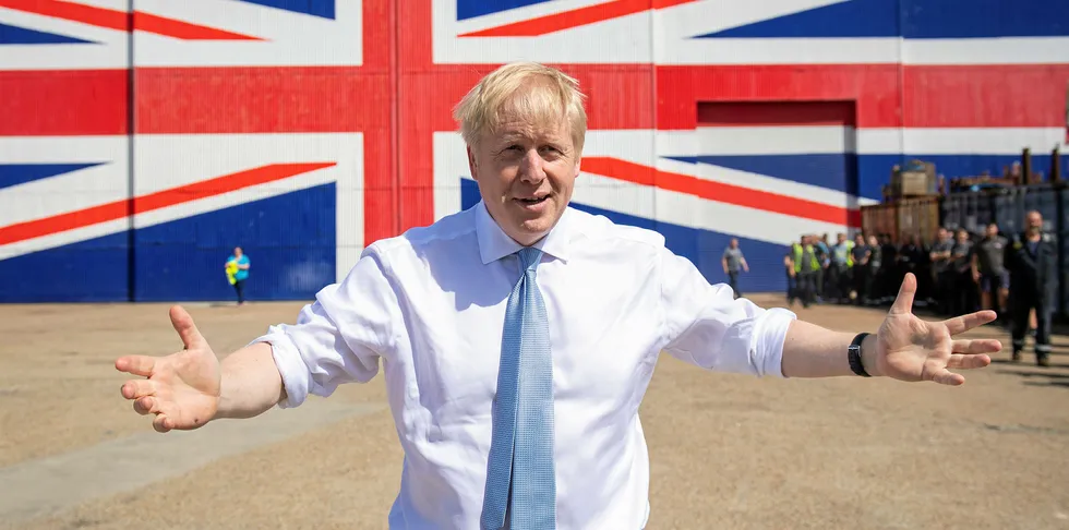 UK Prime Minister Boris Johnson.