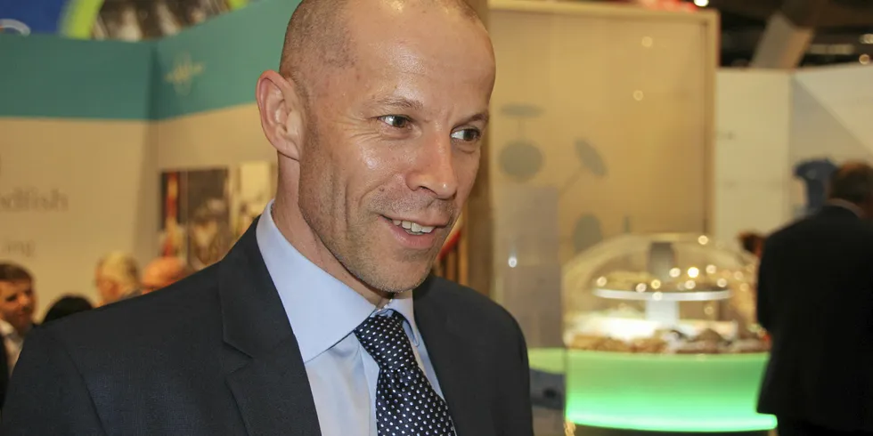 Norway Royal Salmon CEO Charles Høstlund.