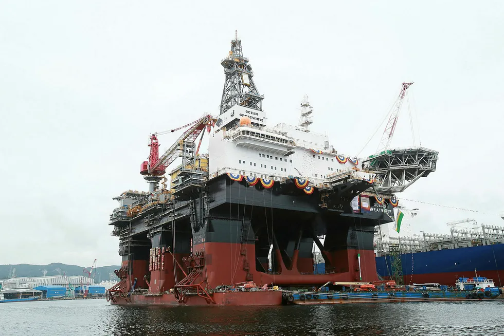 Contract: Diamond Offshore’s Ocean GreatWhite, the world’s largest semisub