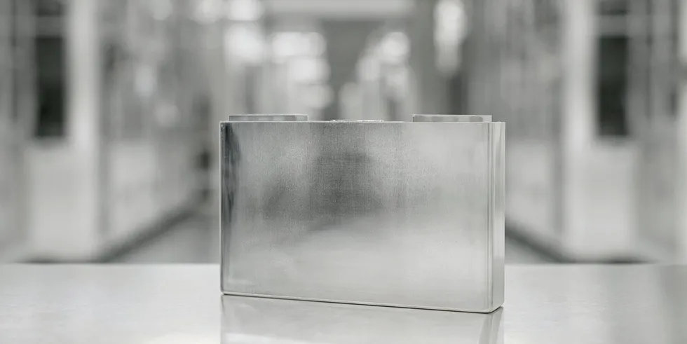 First lithium-ion battery cell produced at Northvolt's gigafactory in northern Sweden