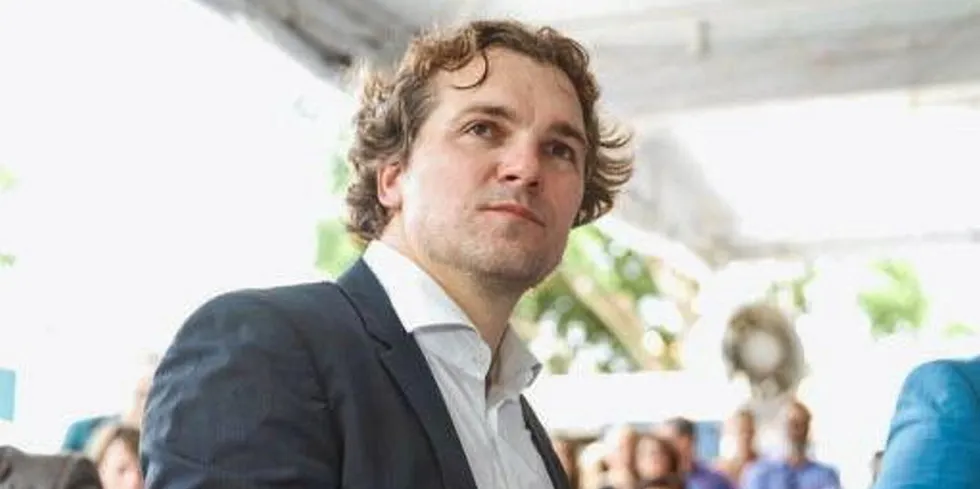 Noronha Pescados Commercial Director Guilherme Blanke: "Demand is much smaller compared with other countries but we believe it's going to grow."