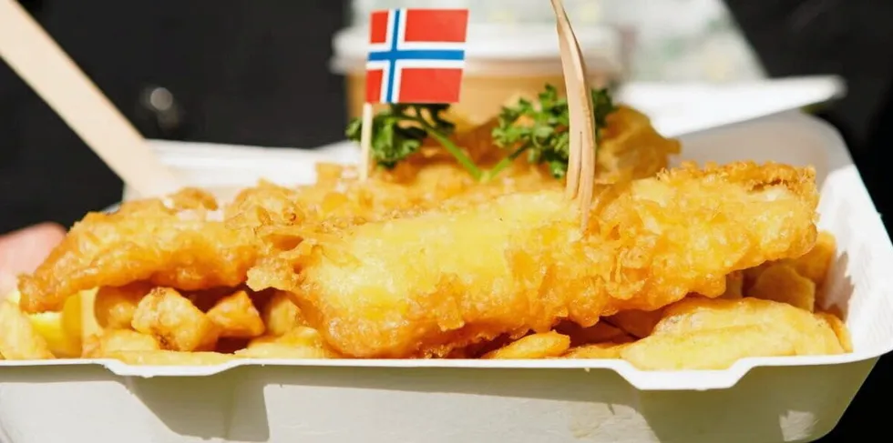 "As much as 30 percent of the export of frozen cod, measured in value, went to the United Kingdom in the first half of the year," said the Norwegian Seafood Council.