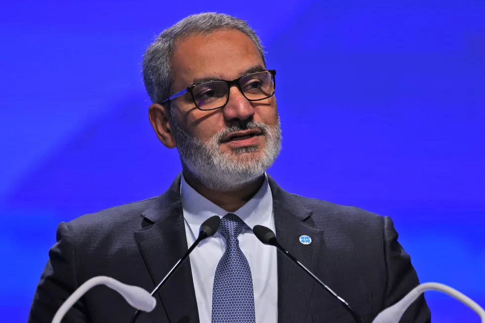 Opec secretary general Haitham Al Ghais.