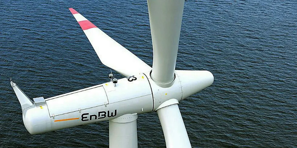 EnBW is developing wind offshore and on land