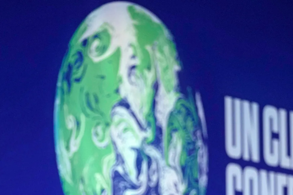 Centre stage: US Secretary of Energy Jennifer Granholm speaks at the COP26 Climate Summit in Glasgow, Scotland