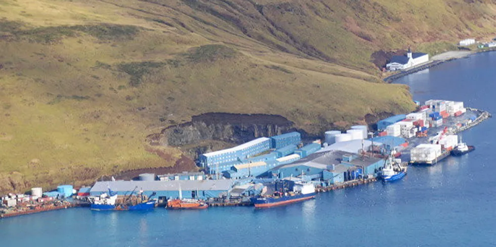 Trident's Akutan plant in Alaska is the company's largest processing facility.