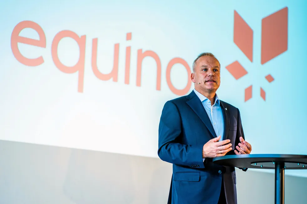 Anders Opedal, CEO of Equinor, which is squaring up for a legal fight over Empire Wind.