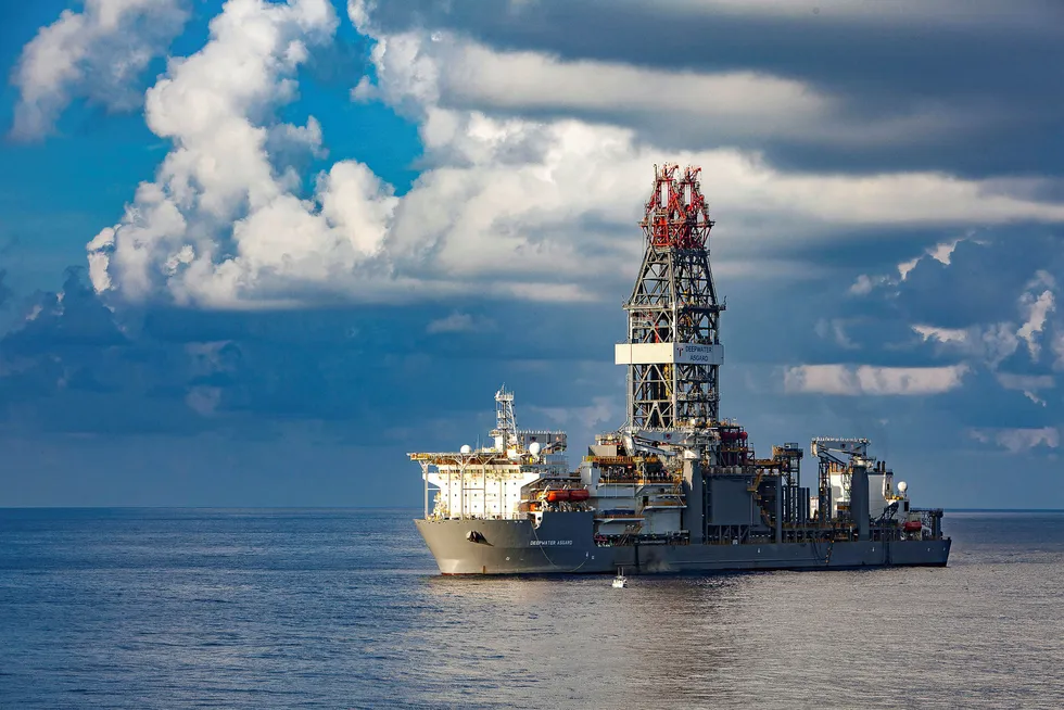 The Transocean drillship Deepwater Asgard drilled Cholula-1 off Mexico