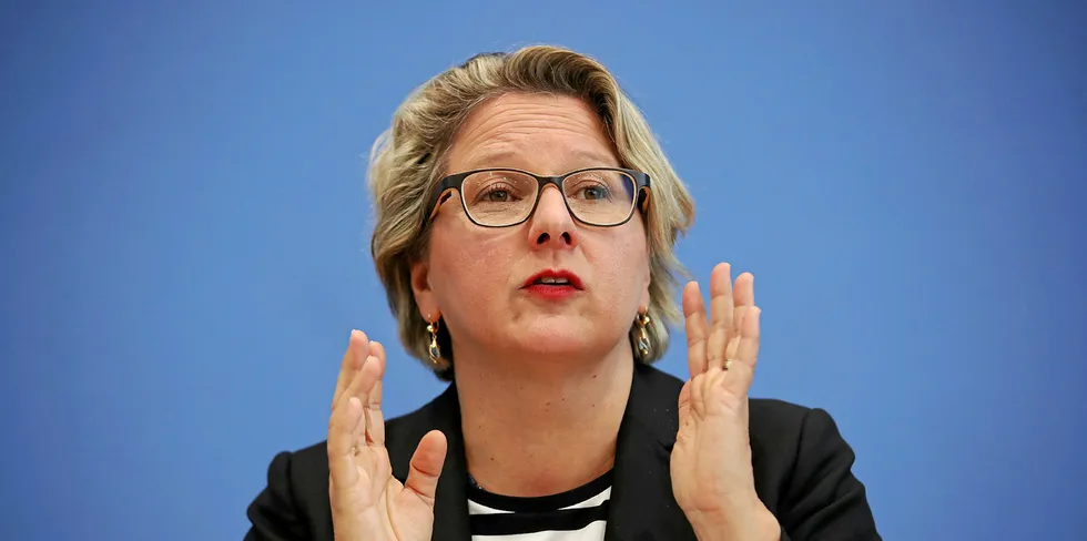 German Environment Minister Svenja Schulze.