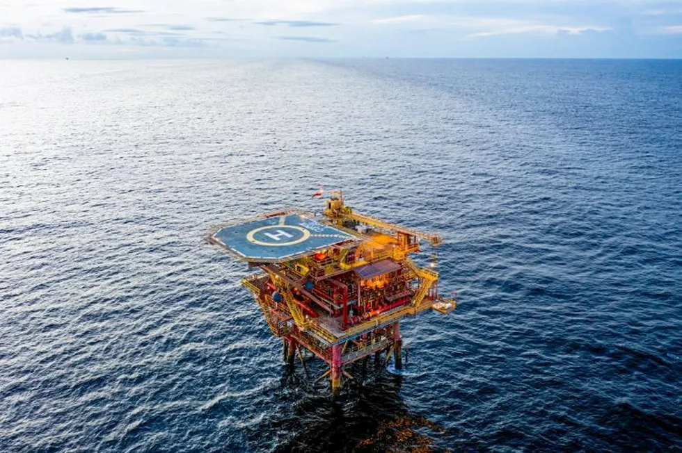 Redevelopment: the Mango production platform operating for BP offshore Trinidad & Tobago