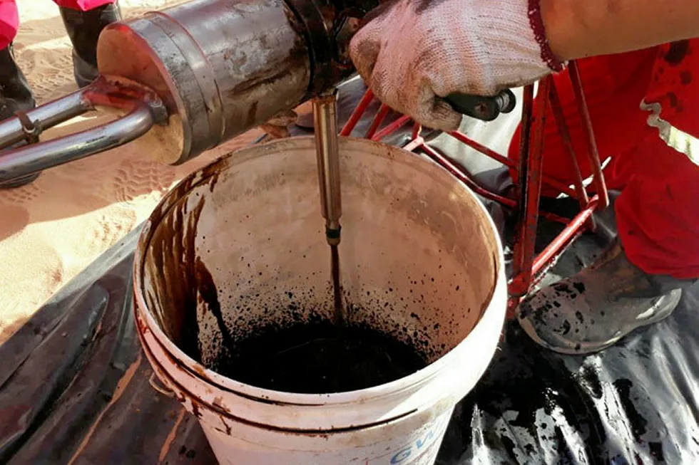Third discovery: an oil sample from RFT tool at Kunama-1