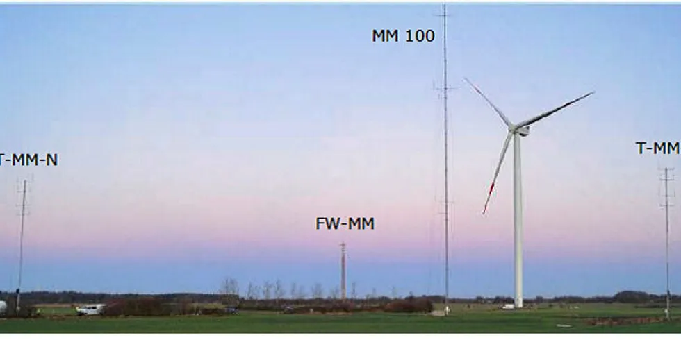 Verification was carried out against two reference met-masts in Janneby