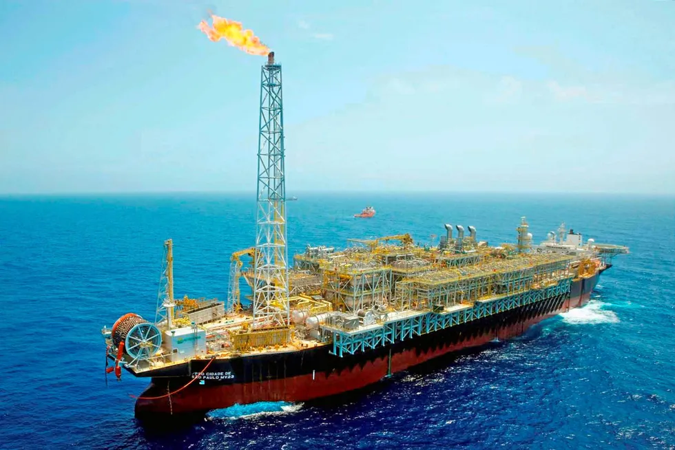 New risers: the Cidade de Sao Paulo FPSO producing in the Sapinhoa pre-salt field offshore Brazil
