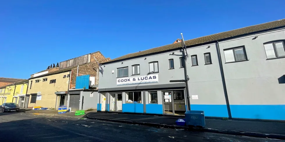 Cook and Lucas operated from a leasehold smokehouse on Riby Street, Grimsby.