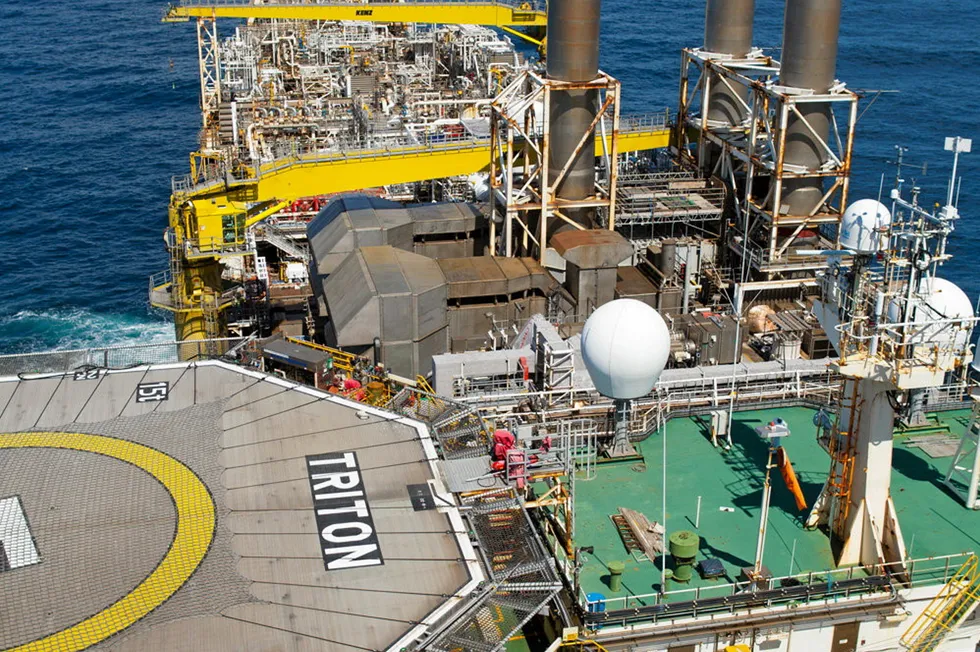 The Triton FPSO.
