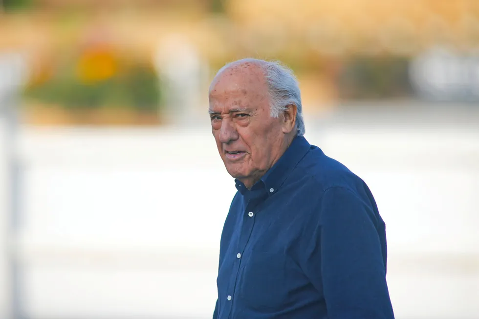 Inditex founder Amancio Ortega.