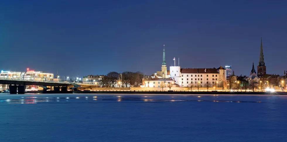Latvia's capital Riga.