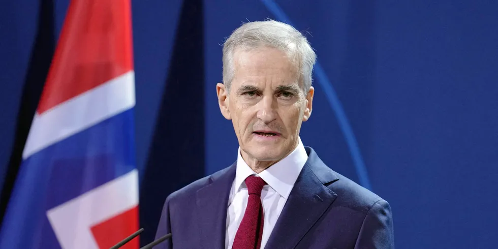 Norwegian Prime Minister Jonas Gahr Store