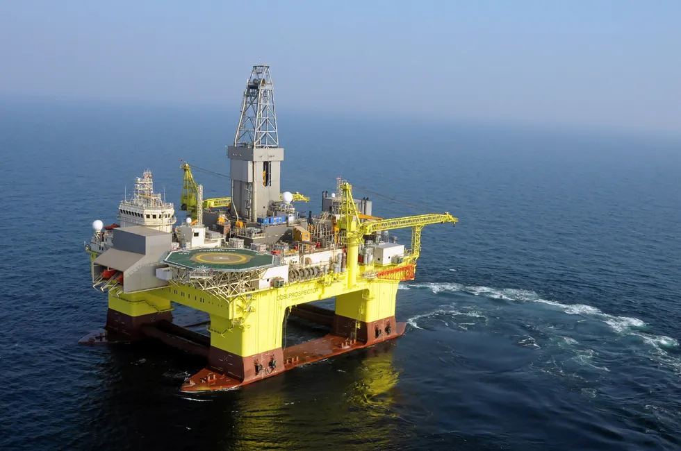 The drilling rig COSL Prospector
