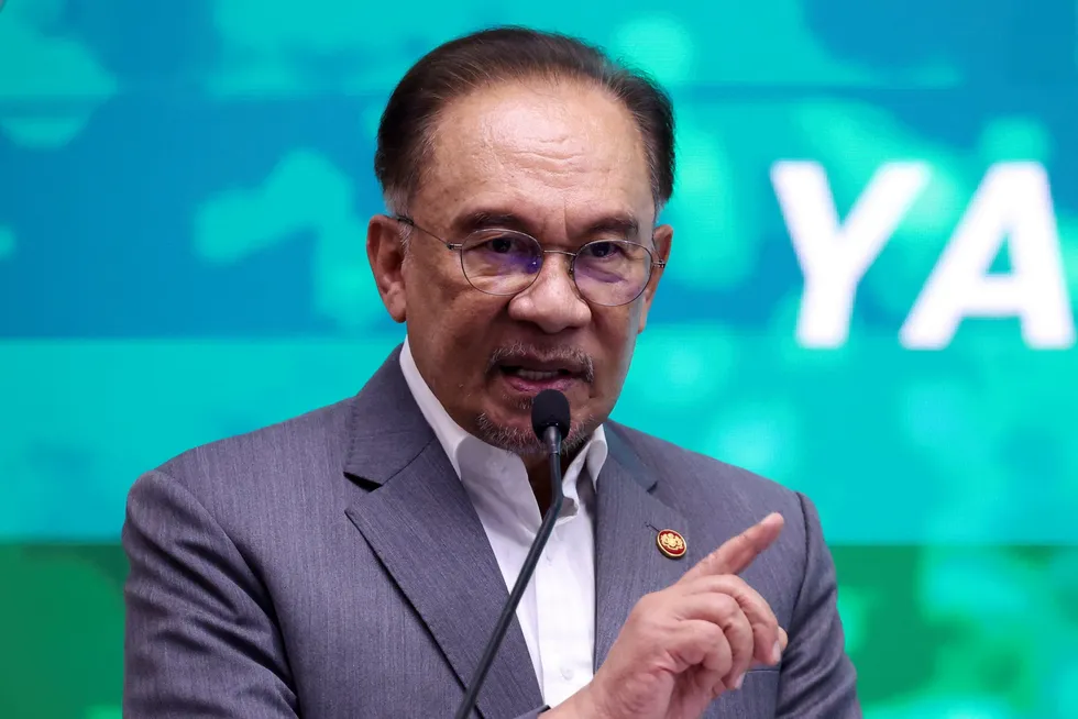 Malaysia's Prime Minister Anwar Ibrahim