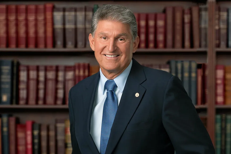 US Senator Joe Manchin of West Virginia.