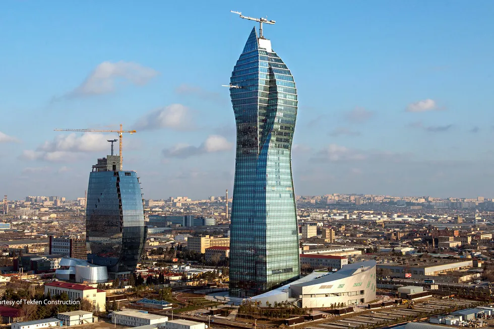 Socar Tower in Baku