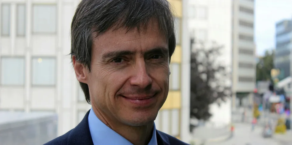 Salmones Camanchaca CEO Manuel Ariagada.