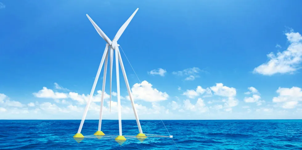 T-Omega's floating wind design