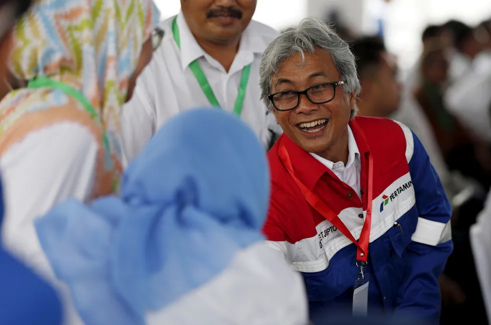 Harbinger: the head of Indonesia's upstream oil and gas regulator SKK Migas, Dwi Soetjipto.