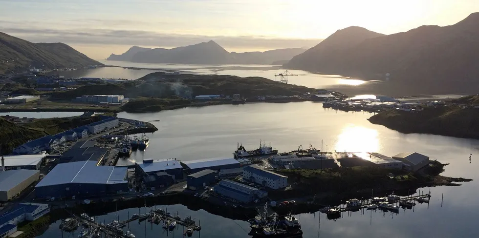 The UniSea facility on Amaknak Island in Unalaska, Alaska.