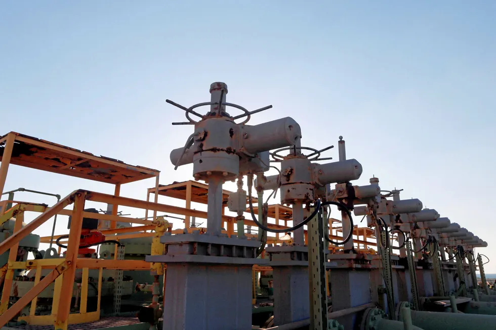 Force majeure: pipelines are seen in the Zueitina oil terminal in Zueitina, west of Benghazi, Libya