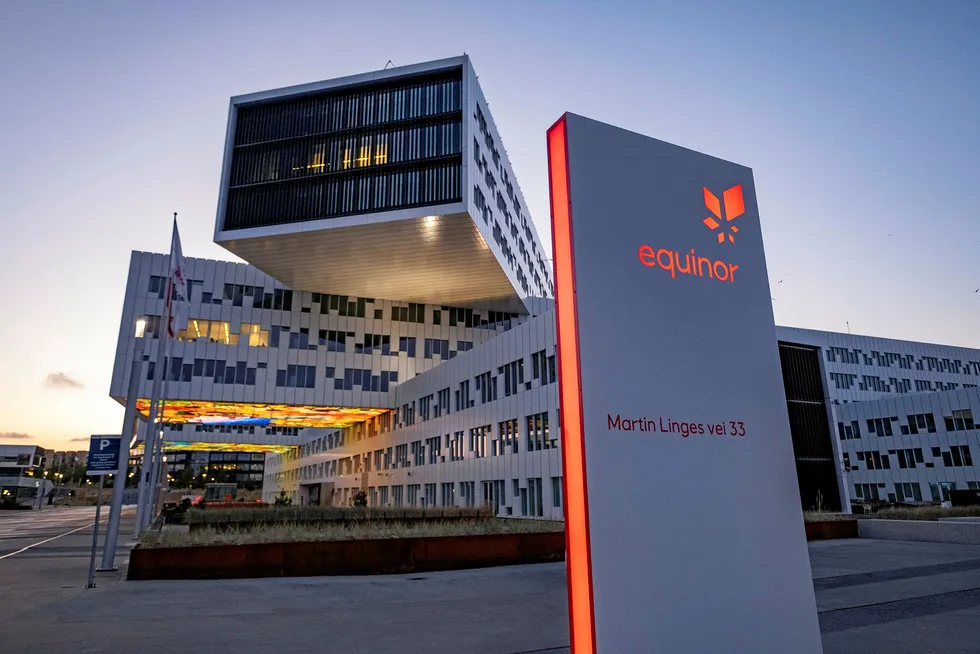 Pressing ahead with work: Equinor