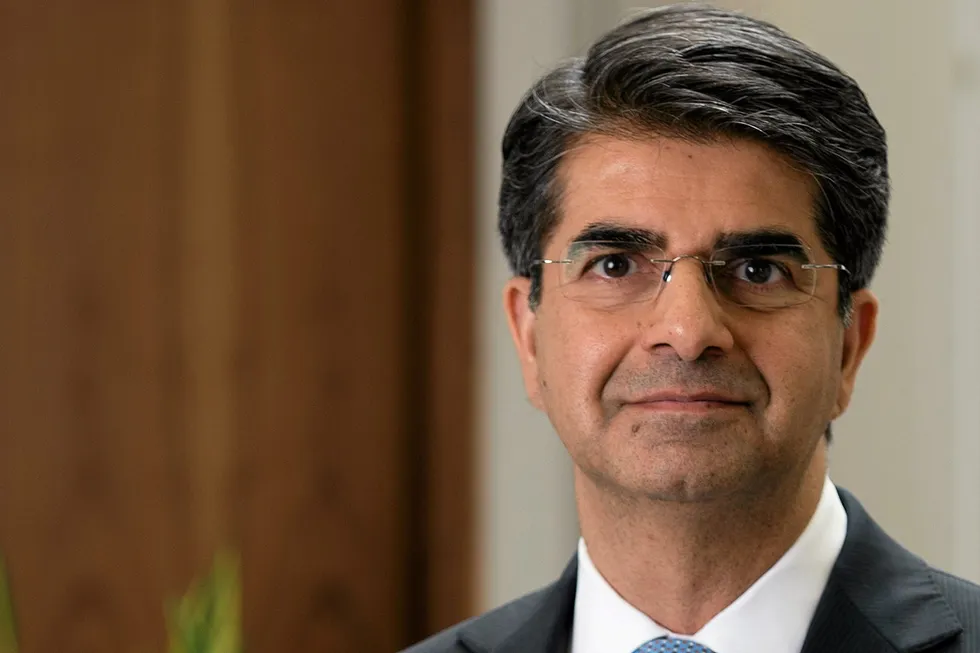 Milestone: Tullow chief executive Rahul Dhir.