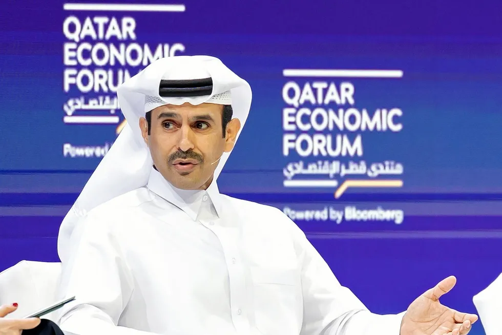 Saad Sherida Al Kaabi, the chief executive of QatarEnergy.