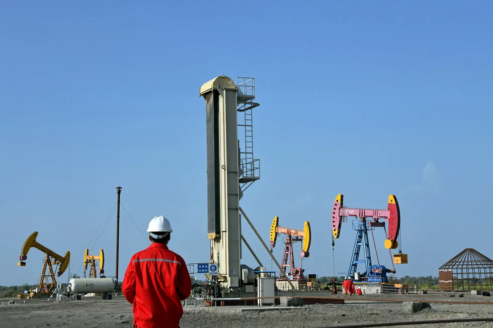 Reserves push: a CNPC facility in China