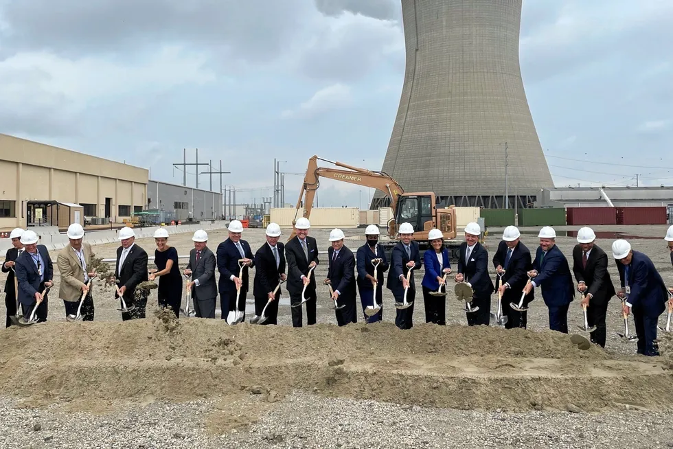 Dignitaries help break ground at New Jersey Wind Port