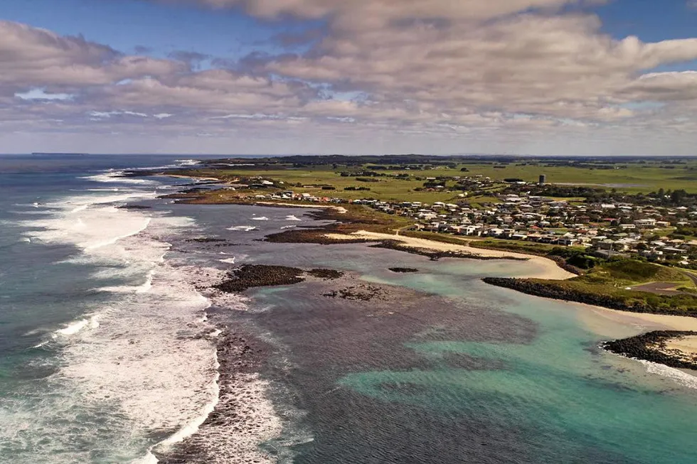 Coastline: of the Otway basin in south-east Australia