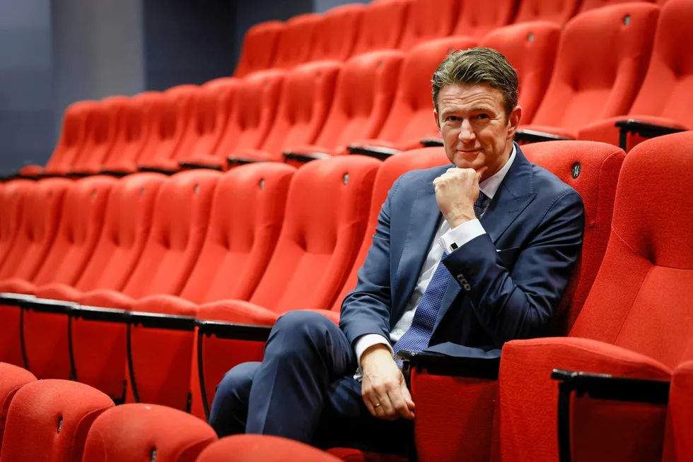 Looking up: PGS chief executive Rune Olav Pedersen.