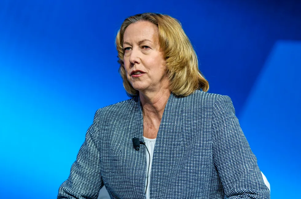 Merger discussions: Woodside chief executive Meg O'Neill