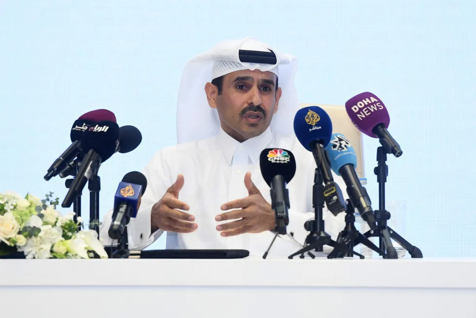 Decision phase: QatarEnergy chief executive Saad Sherida Al-Kaabi.