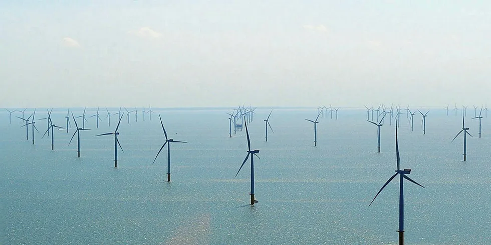 The UK's Lincs offshore wind farm