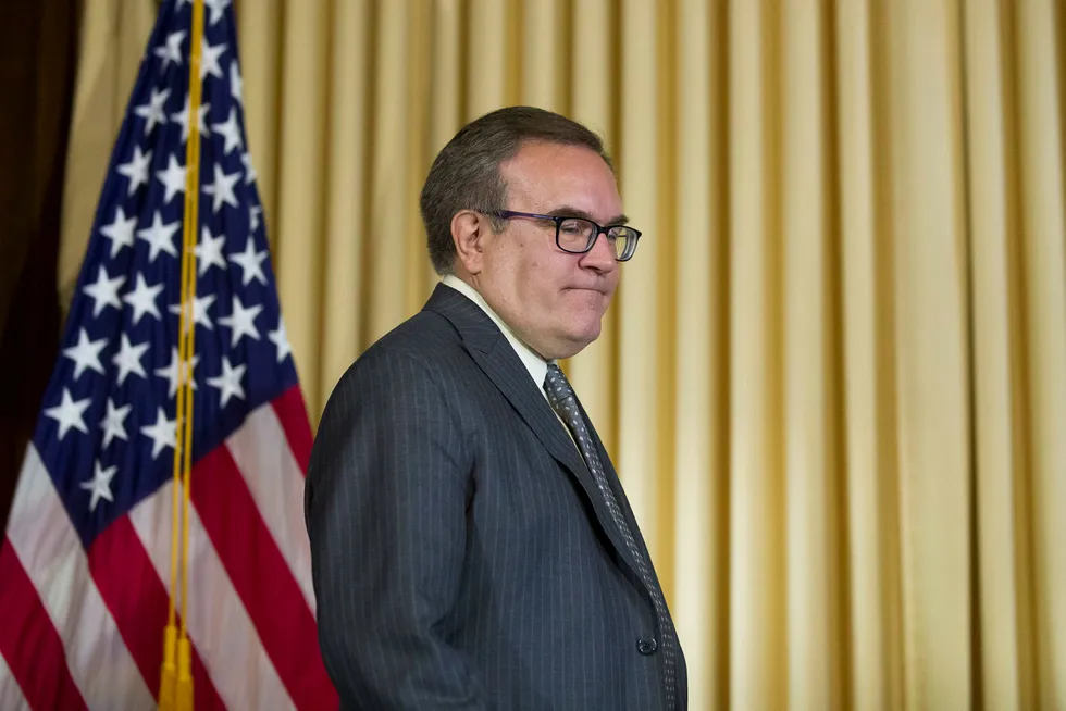 EPA Administrator Wheeler: 'Delivering' on regulatory reform
