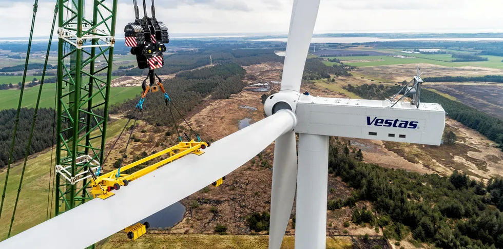 A Vestas EnVentus prototype installation.