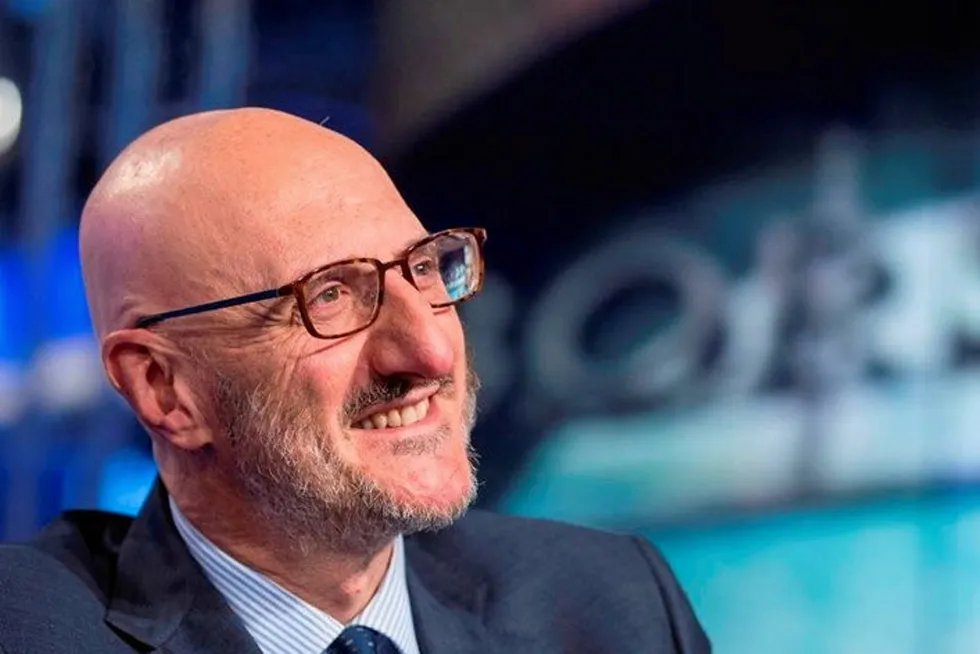 Offshore awards: Saipem chief executive Francesco Caio