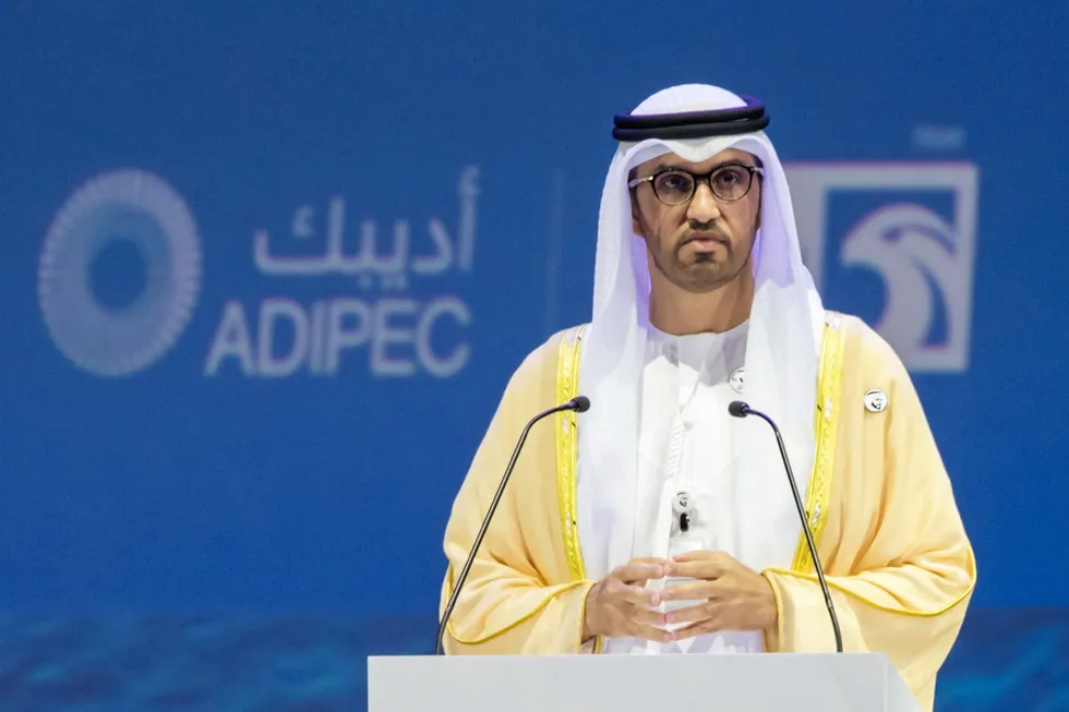 Sultan Al Jaber chairs Masdar and Emirati oil and gas producer Adnoc, as well as serving as the UAE's minister of industry and advanced technology.
