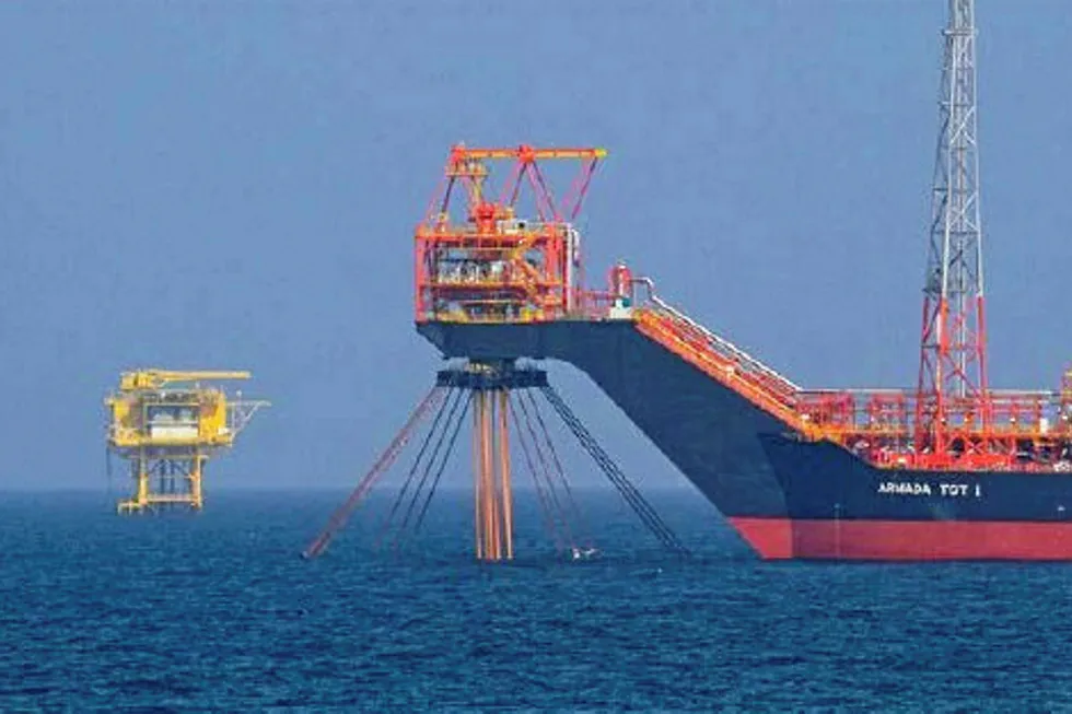 On location: the FPSO Armada TGT 1 working at Te Giac Trang oilfield off Vietnam