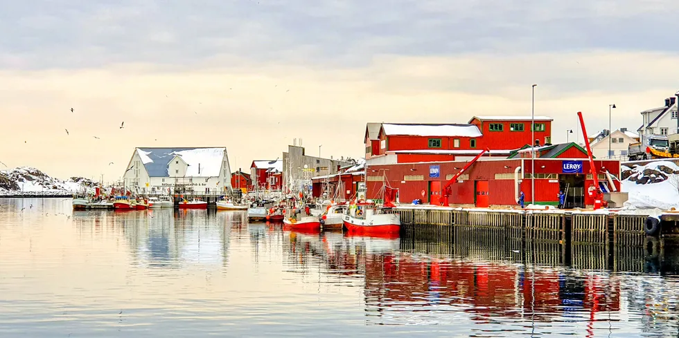 Leroy Seafood Group's processing facility in Stamsund, Norway.