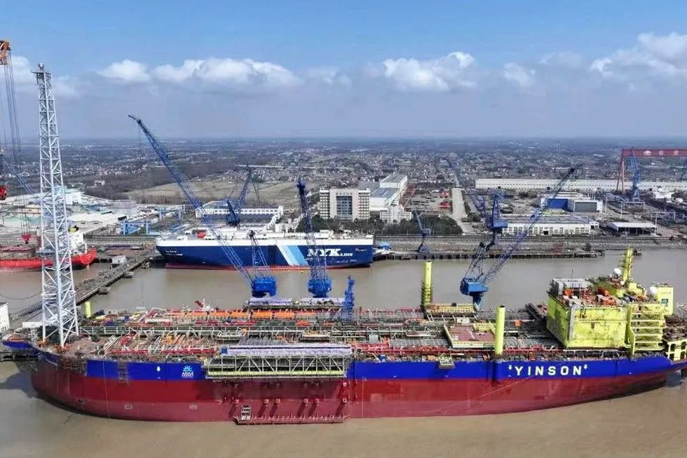 Agogo FPSO: being converted at HRDD
